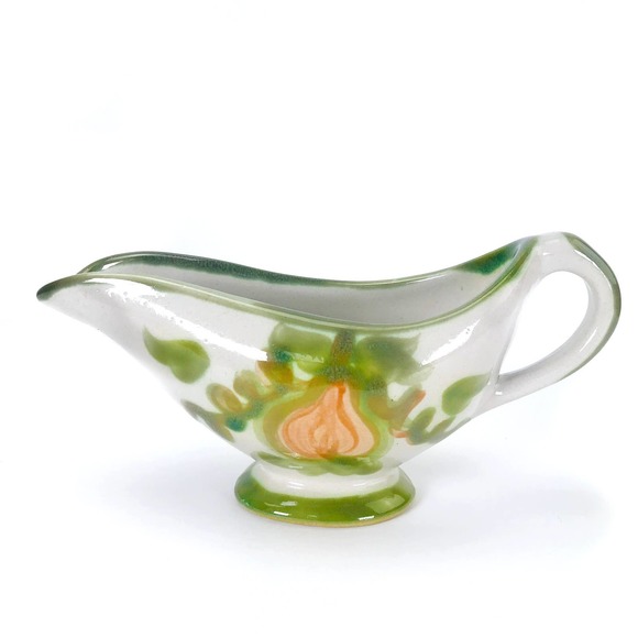 Louisville Stoneware Other - Louisville Stoneware John B Taylor Harvest Pear Gravy Boat Hand Painted 9"